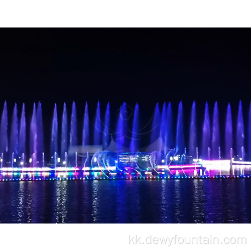 Саябақта 130 м лазерлік су фонтан шоуы шоуы